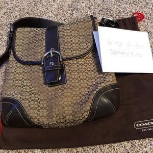 Brown Coach purse and wallet
